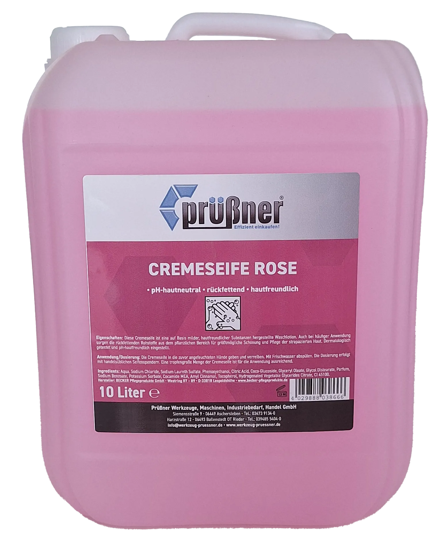 Prüßner Cremeseife Rosé