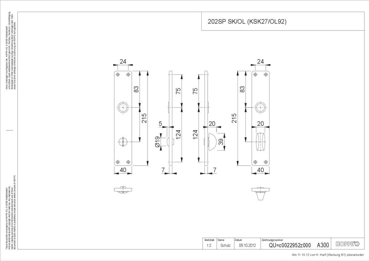Hoppe/Schilder 202Sp L Bad F1