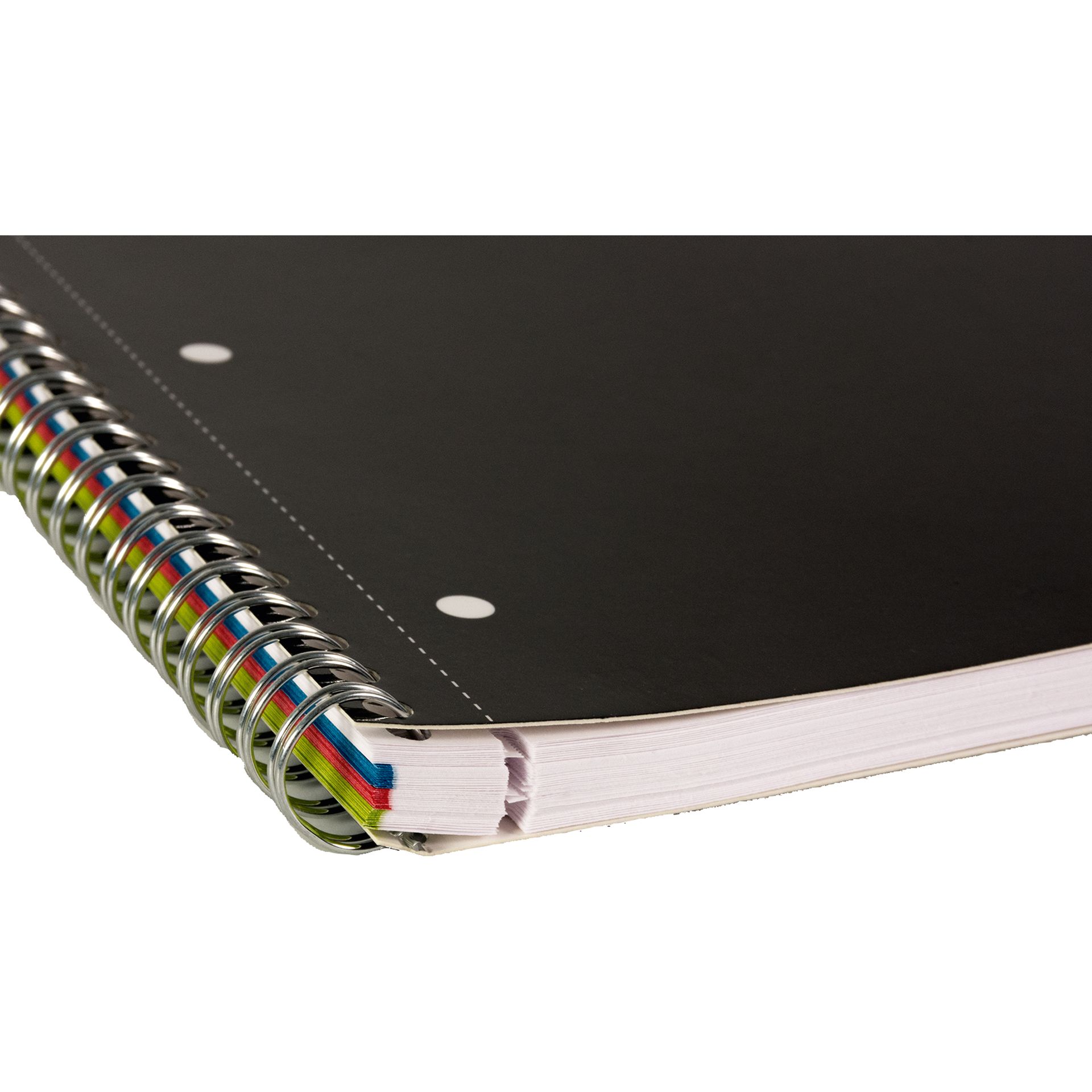 Meetingbook DIN A4 4fach gelocht 90g/qm schwarz