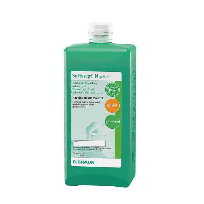Softasept N gefärbt 1000 mlHautdesinfektionUK = 10 Fl.