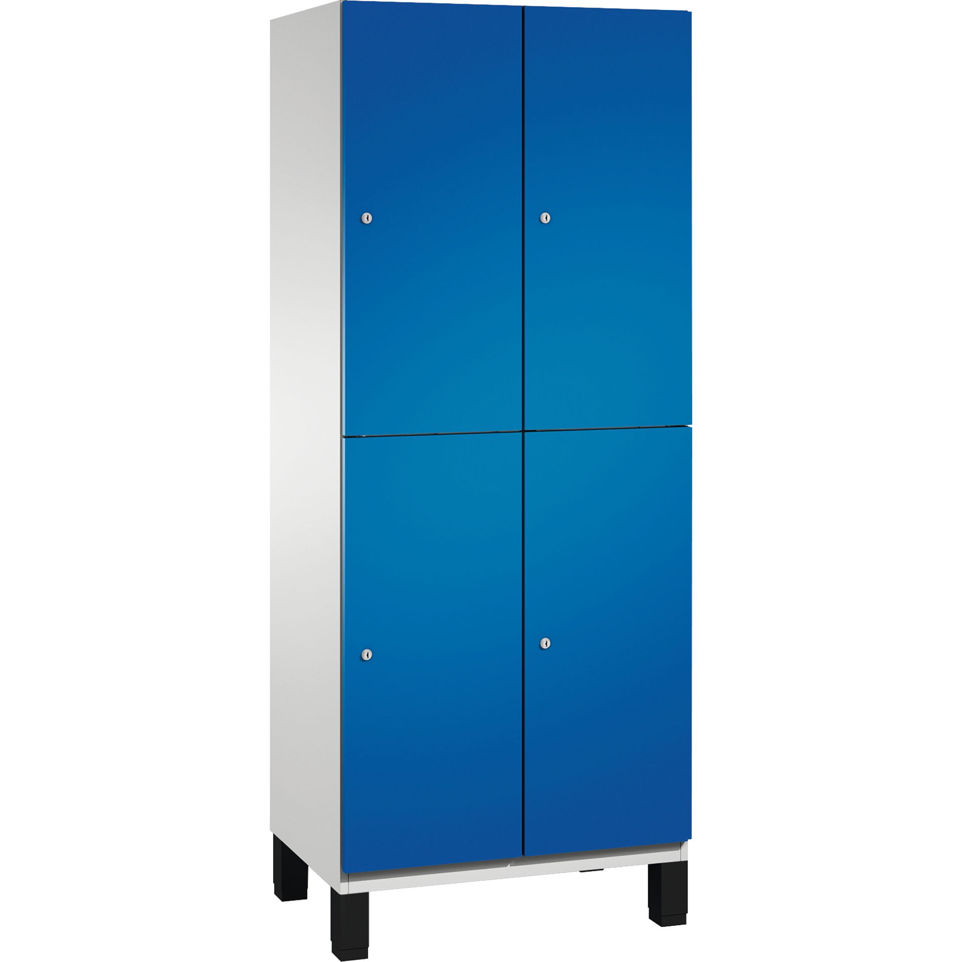 Doppelstockspind Füße 4Fächer B800mm lgr/ebl