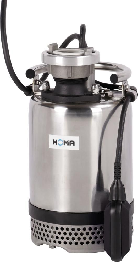 Motorumflutete Baupumpe HBP503WA mit Schwimmer