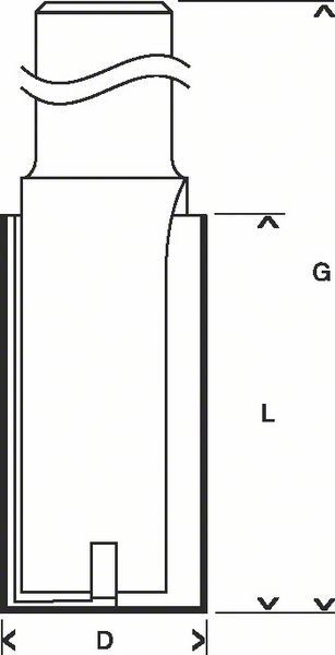 Bosch Nutfräser Expert for Wood