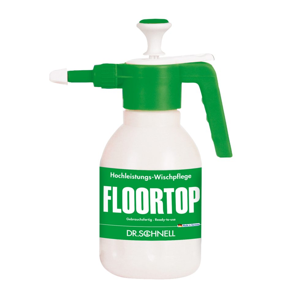 Drucksprüher FLOORTOP grün 1,5 Liter, leer