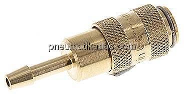Kupplungsdose (NW2,7) 3mm Schlauch, Messing