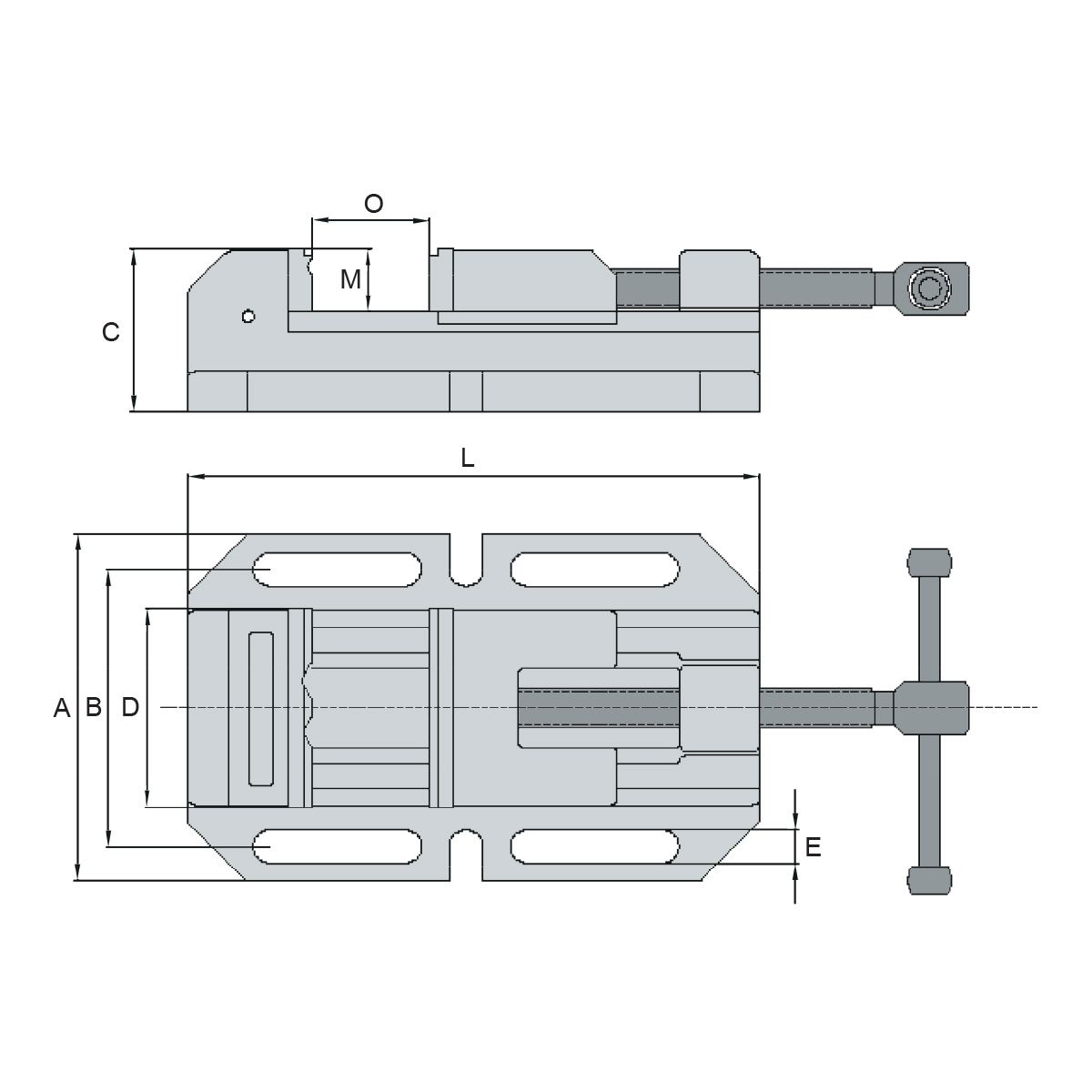Bohrmaschinen Schraubstöcke MWM-80