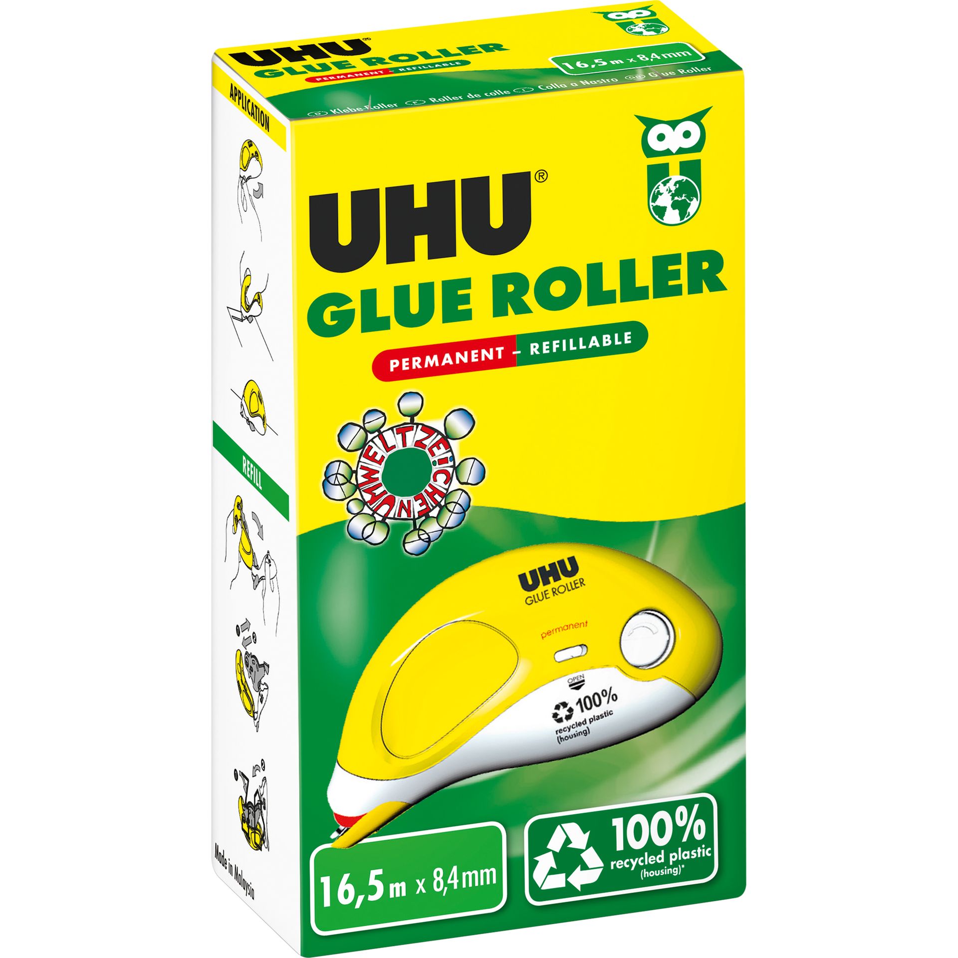 Kleberoller 16,5m x 8,4mm folding box
