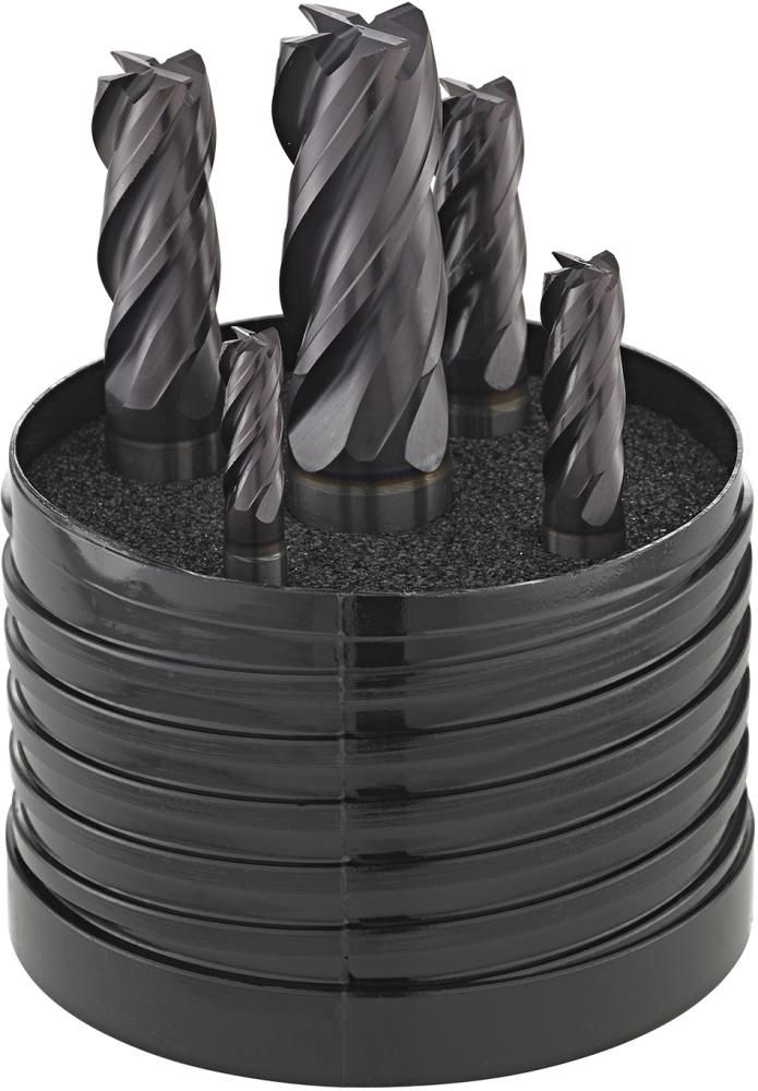 Ratiofräser-Set lang VHM FIRE 5-teilig Z4 Schaft HB 6-16mm GÜHRING