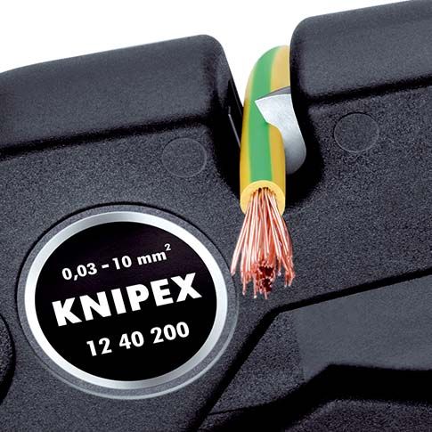 KNIPEX EvoStrip Selbsteinstellende Abisolierzange 200 mm