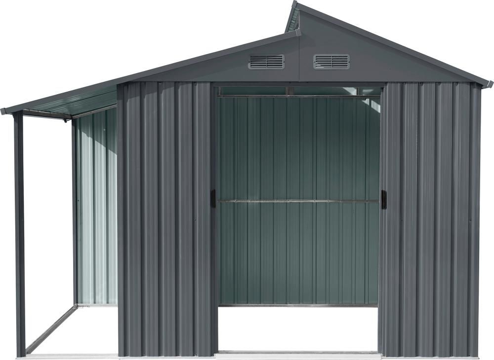 Gerätehaus Skylight mit Anau, anthrazit 300 x 173 x 225 cm