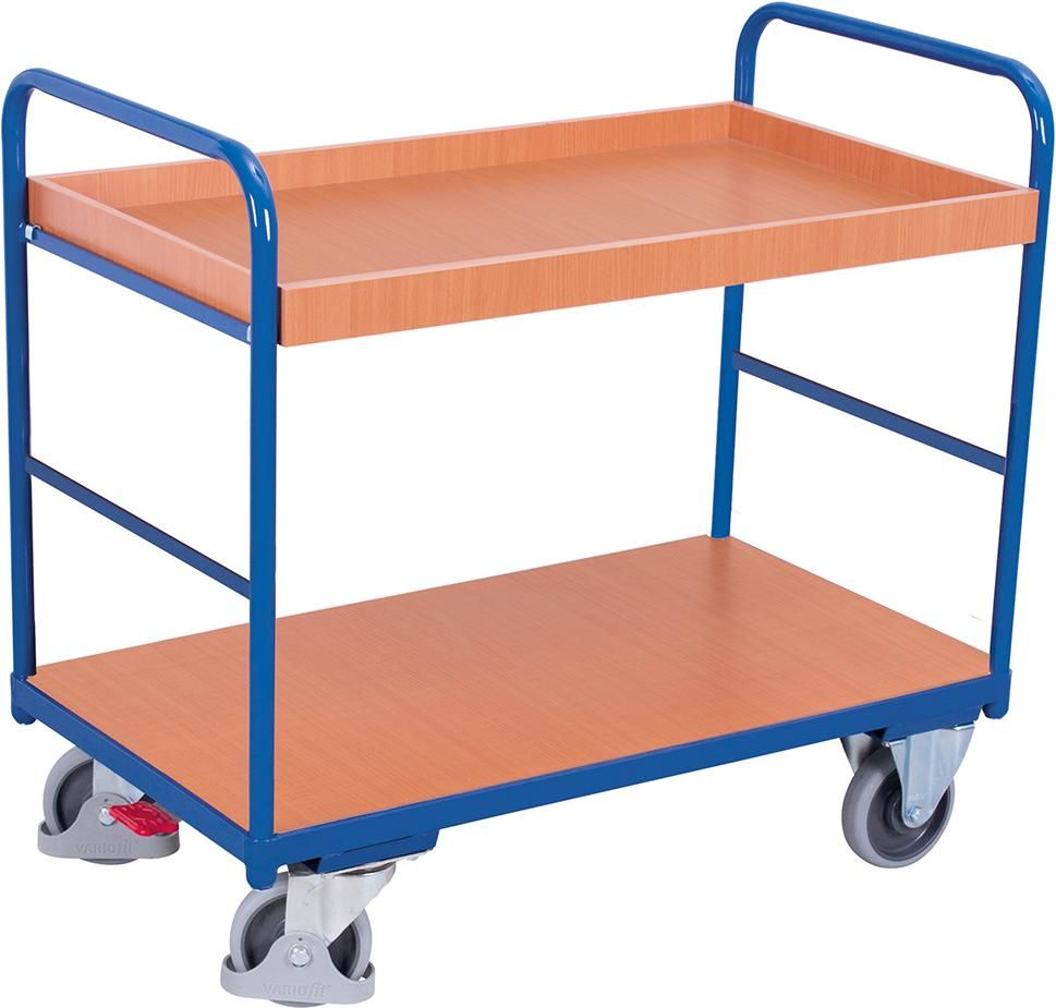 Etagenwagen 250 kg 815 x 455mm 1 Boden/1Kas.VarioFit