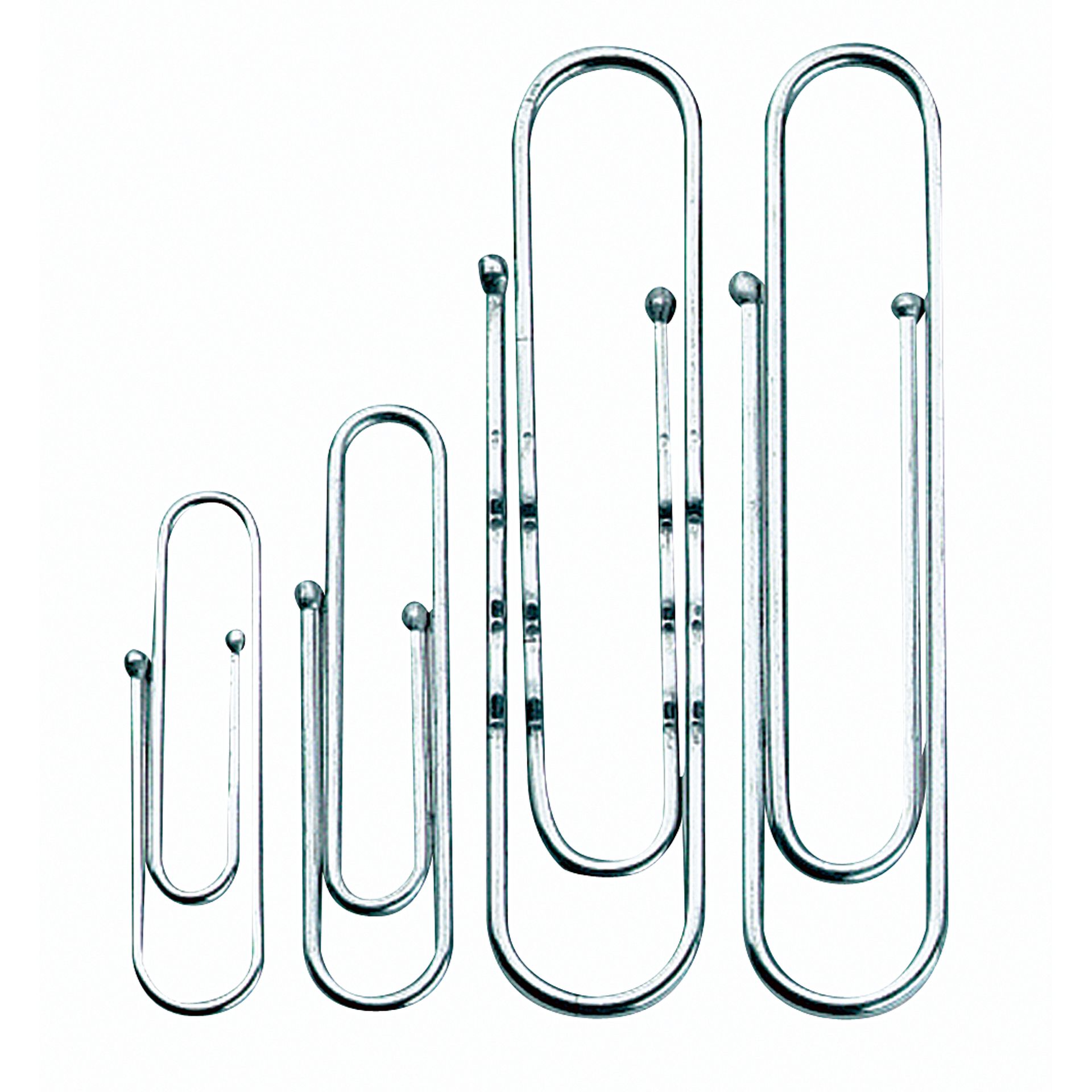 Büroklammer 77mm gewellt silber 100 St./Pack.