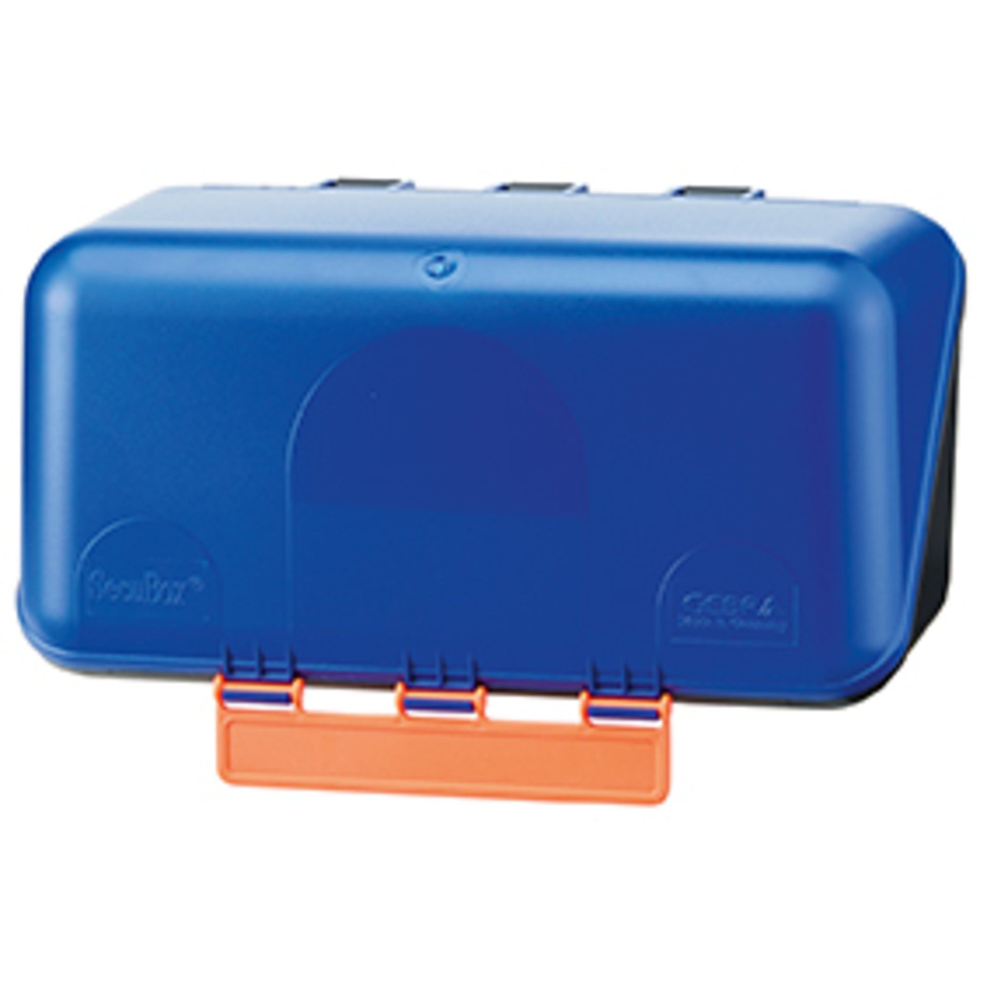 Aufb.Box SECU Mini ohne Gebotszeichen, blau