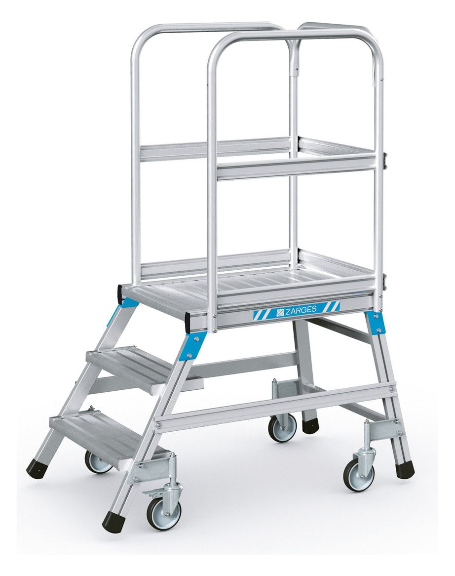 ZARGES Podesttreppe, fahrbar