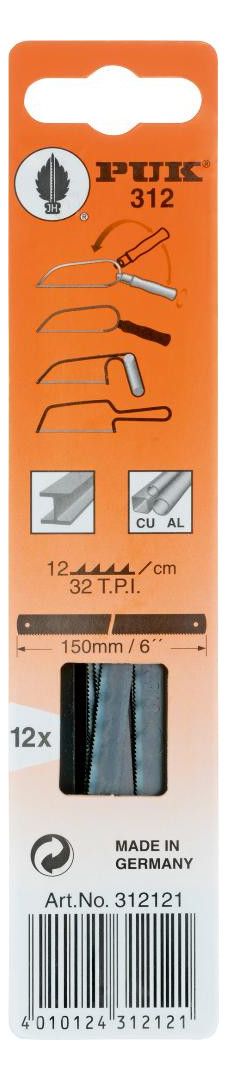 PUK Metallsägeblatt, "Nr.: 312"