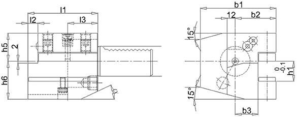 VDI-Halter DIN69880 C1C4A-40x25x85