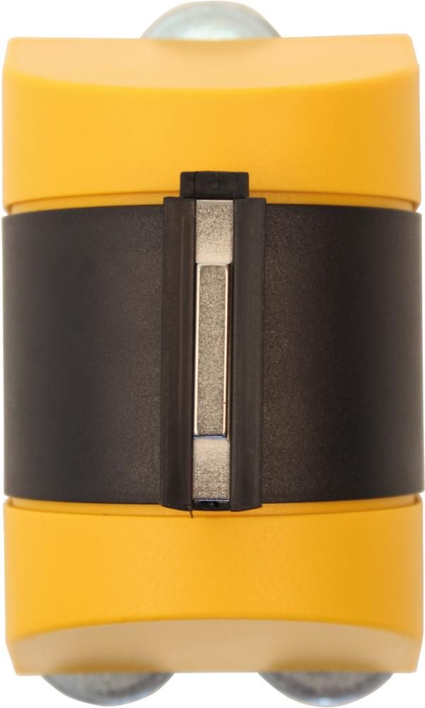 Gurtband mit magnetischer Befestigung L4,6 m xB50 mm gelb/schwarz
