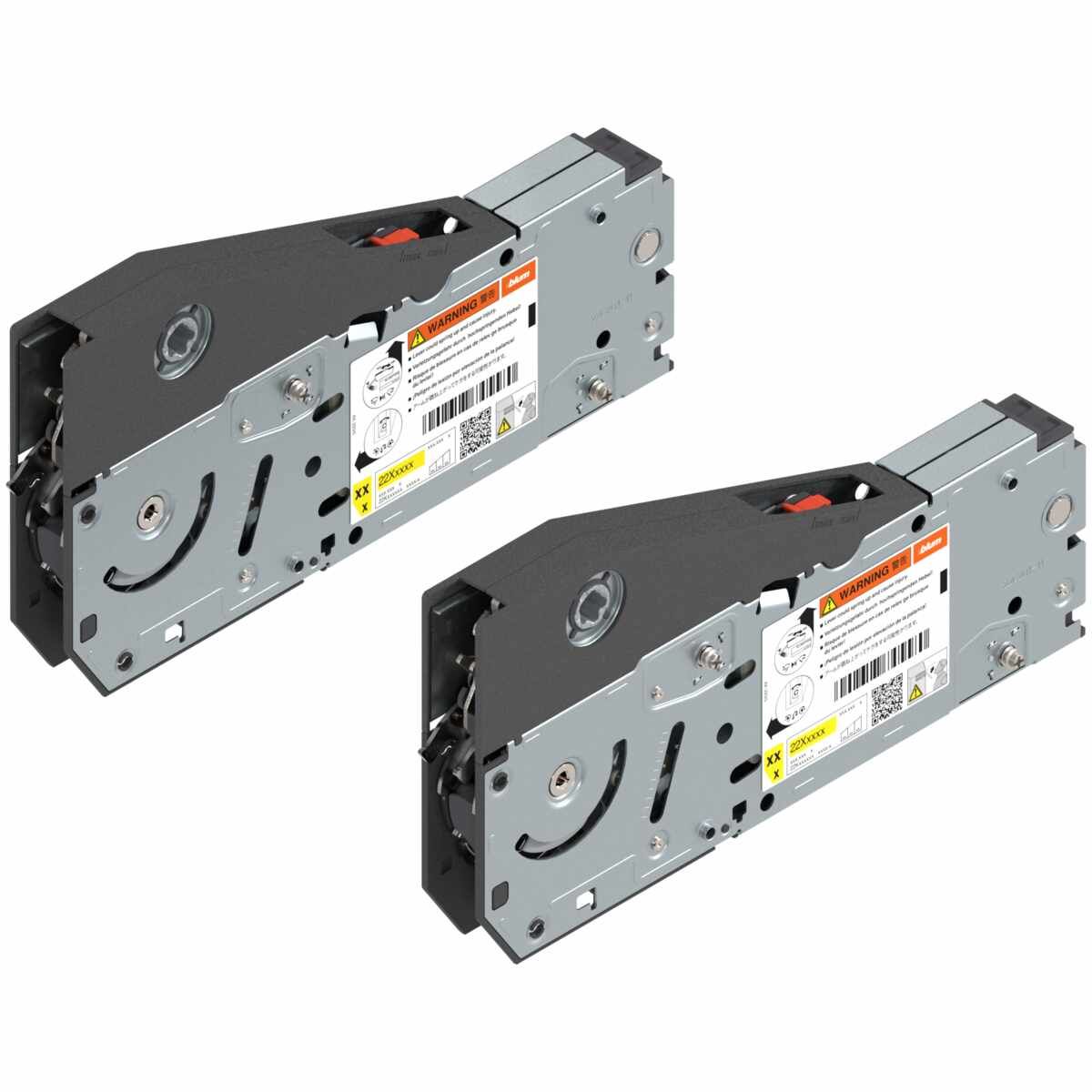 AVENTOS HL top Hochliftklappe, Kraftspeicher (Set), KH=300-389 mm, mit SYSTEM-Schrauben, für SERVO-DRIVE geeignet, verzinkt