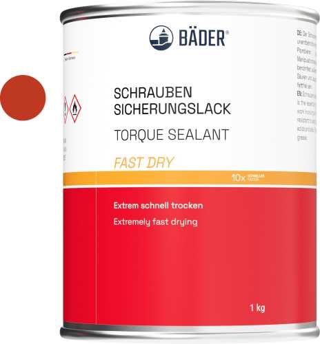 BÄDER Schraubensicherungslack, rot