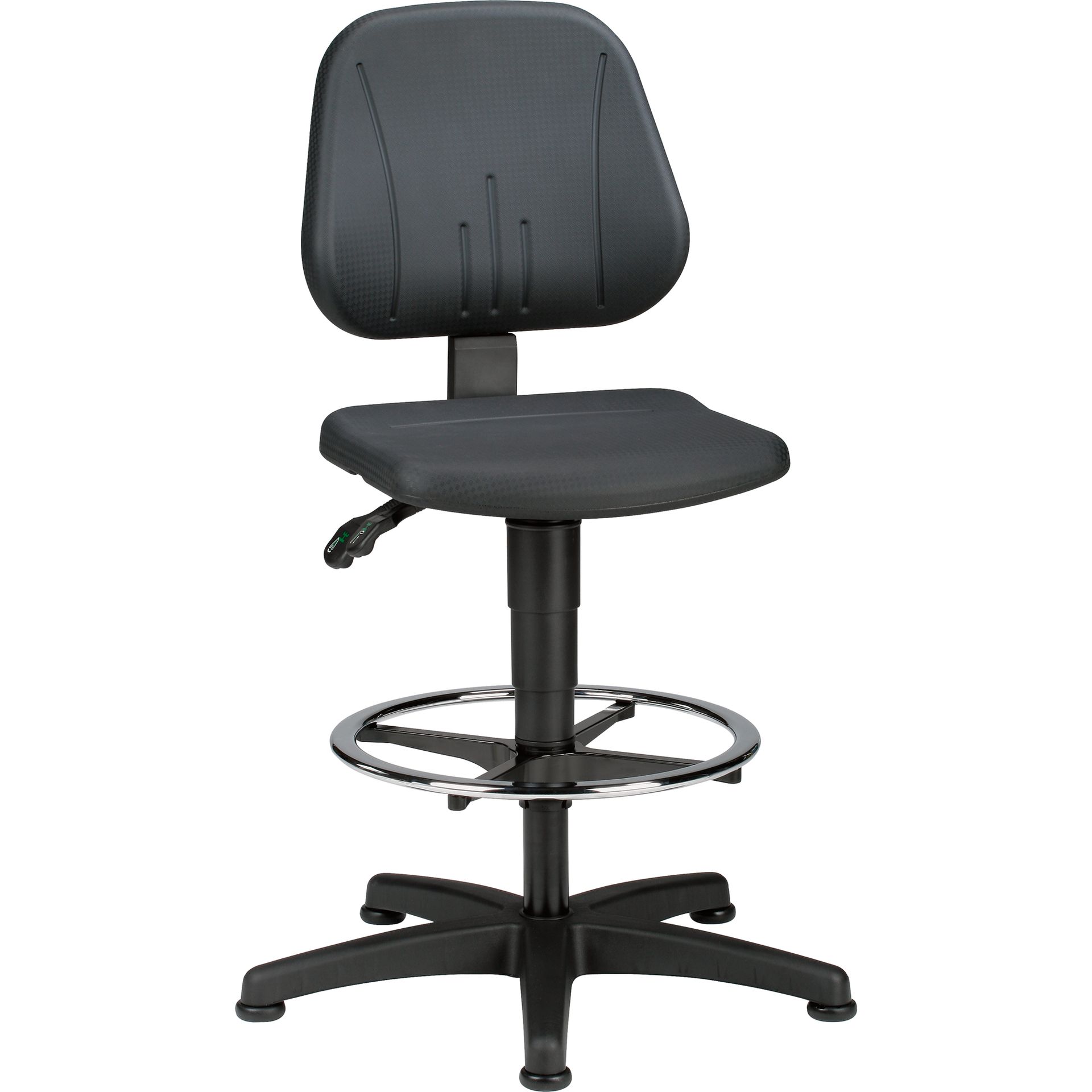 Arbeitsdrehstuhl Unitec 3 mit Gleiter schwarz