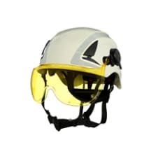 3M™ SecureFit™ Kurzvisier für 10.02 der Serien X5, X5000 und X5500, gelb, Antibeschlag-/Antikratz-Beschichtung, Polycarbonat, X5-SV03-CE