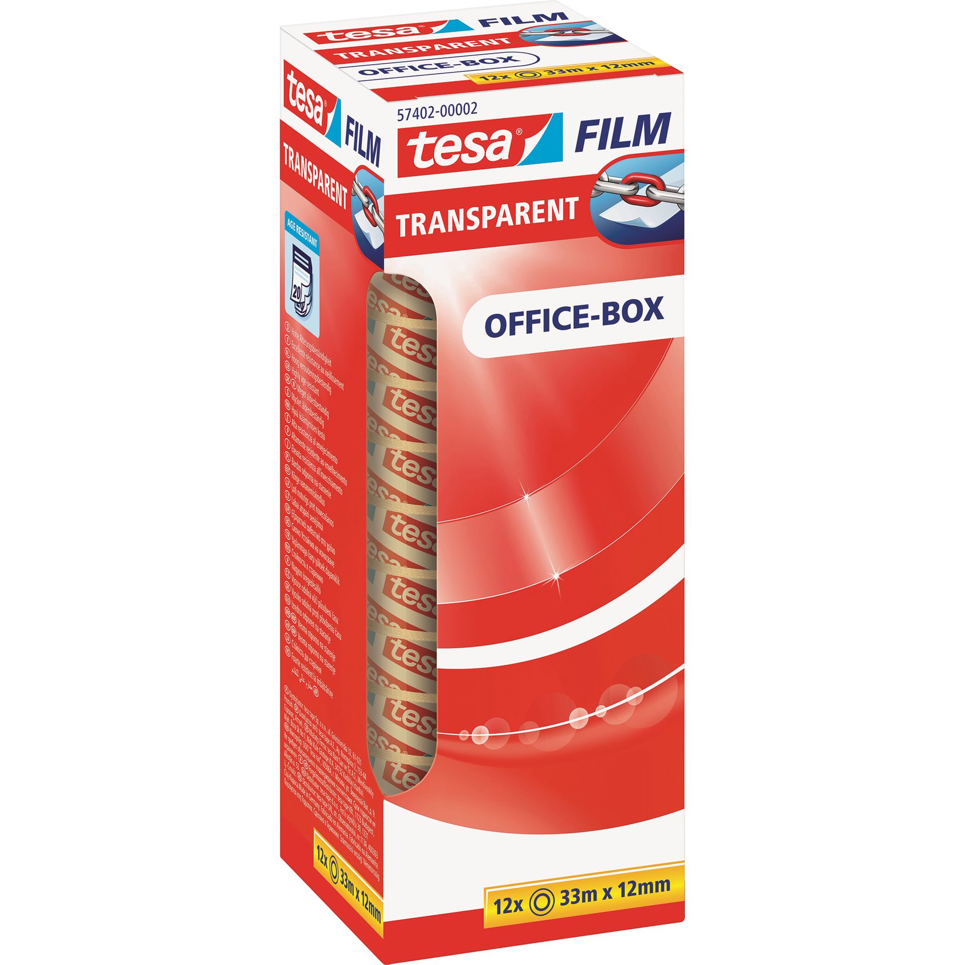 Klebefilm  12mmx33m tr 12St