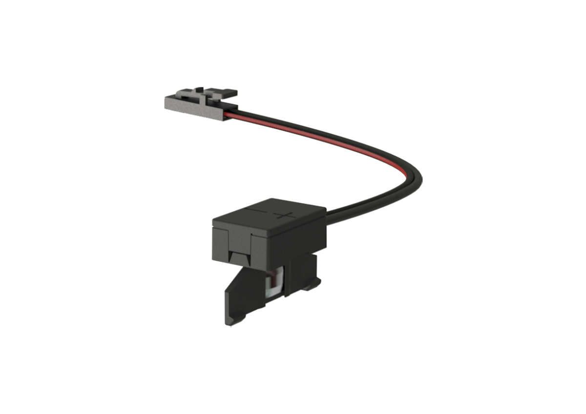 ledlinX Power Track, Front-Einspeiser schw. links