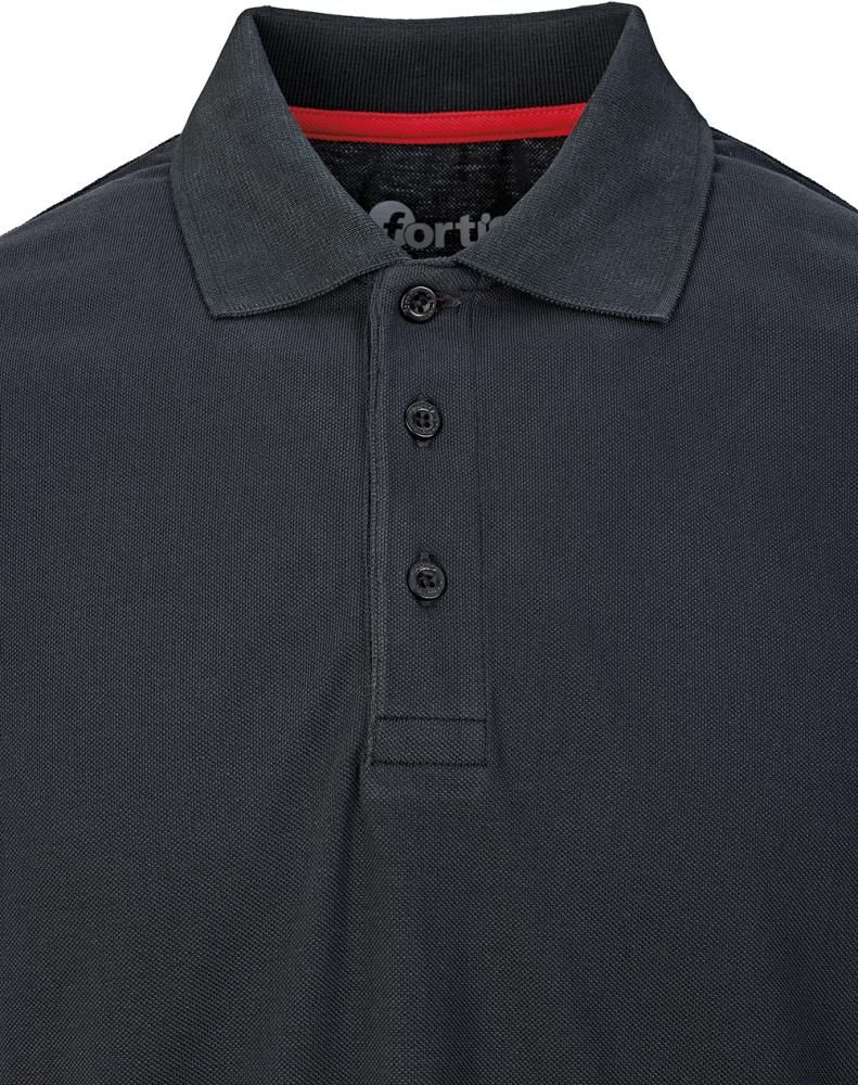 Soft-Poloshirt Herren schwarz Gr. XS FORTIS Elements