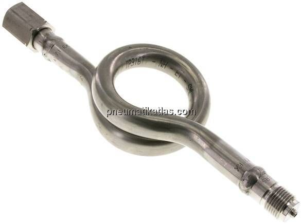 Wassersackrohr Kreisform (1.4571) G 1/2" (AG)-Zapfen