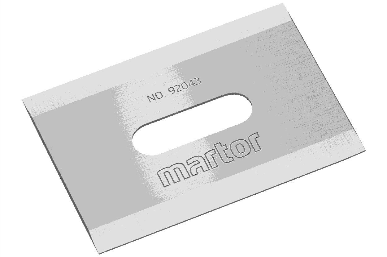 MARTOR Ersatzklinge INDUSTRIEKLINGE 92043 Breitschliff | 10 Stück
