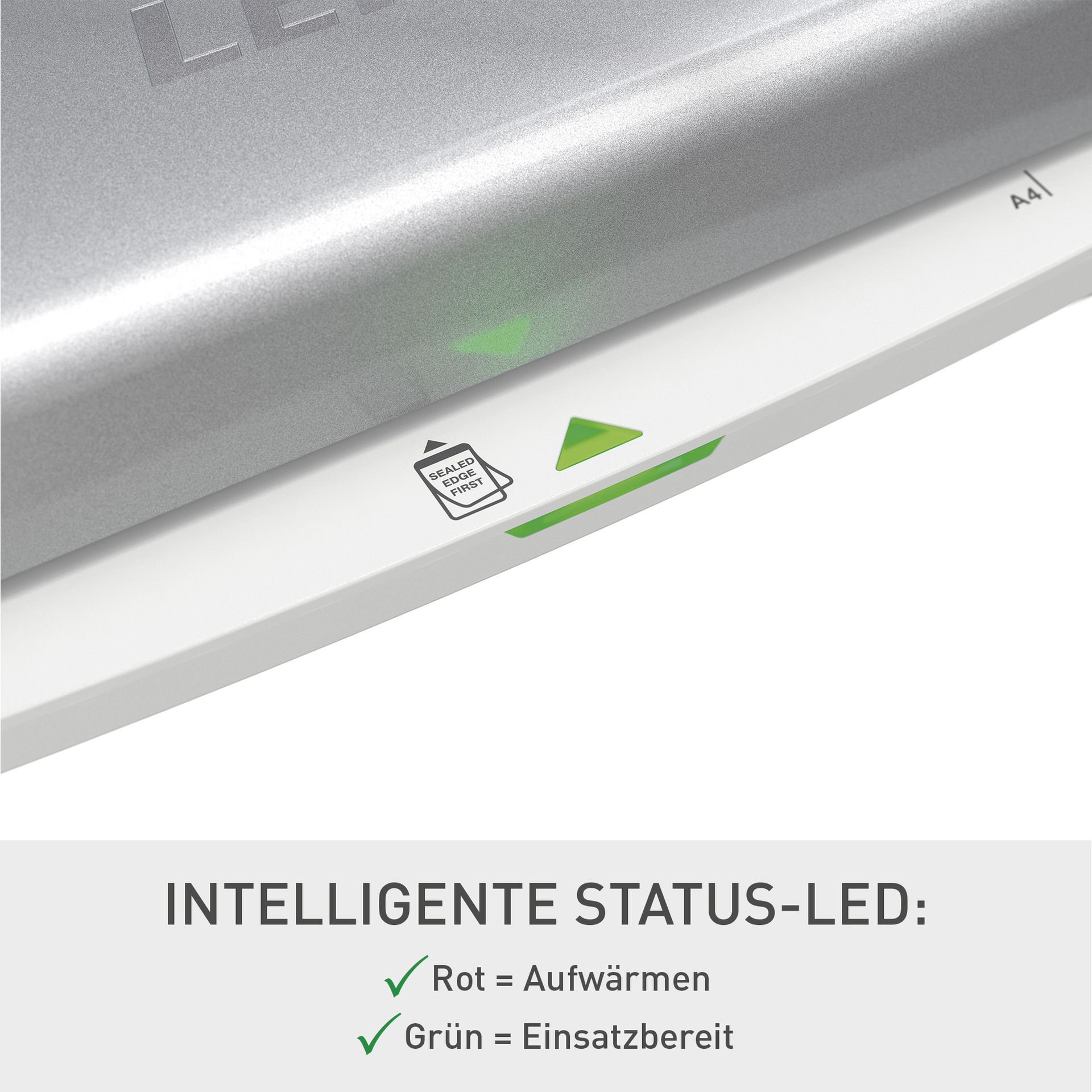 Laminiergerät iLAM HomeOffice DIN A4 weiß/grau