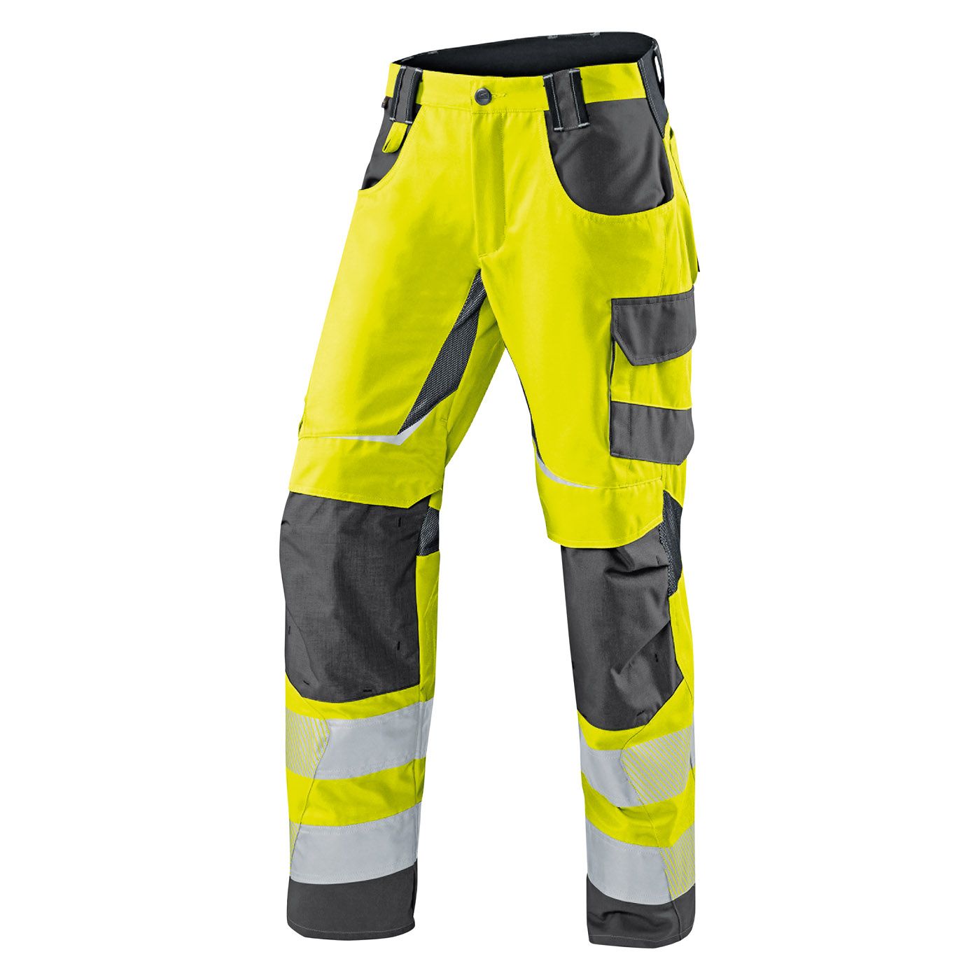 KÜBLER REFLECTIQ Sommerhose PSA 2 warngelb/anthrazit Gr. 44