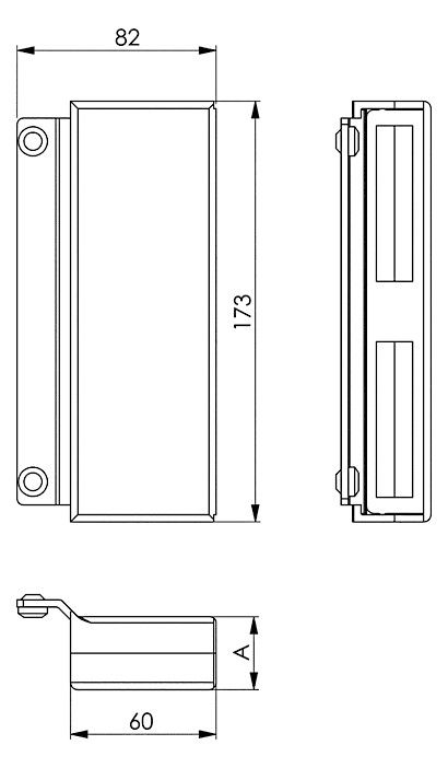 AMF Gegenkasten schmal, "146GS/30"
