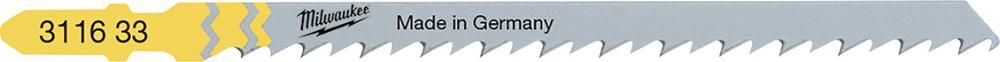 Stichsägeblatt Holz schnelle Schnitte 105 x 4 mm T344D 5er Pack Milwaukee