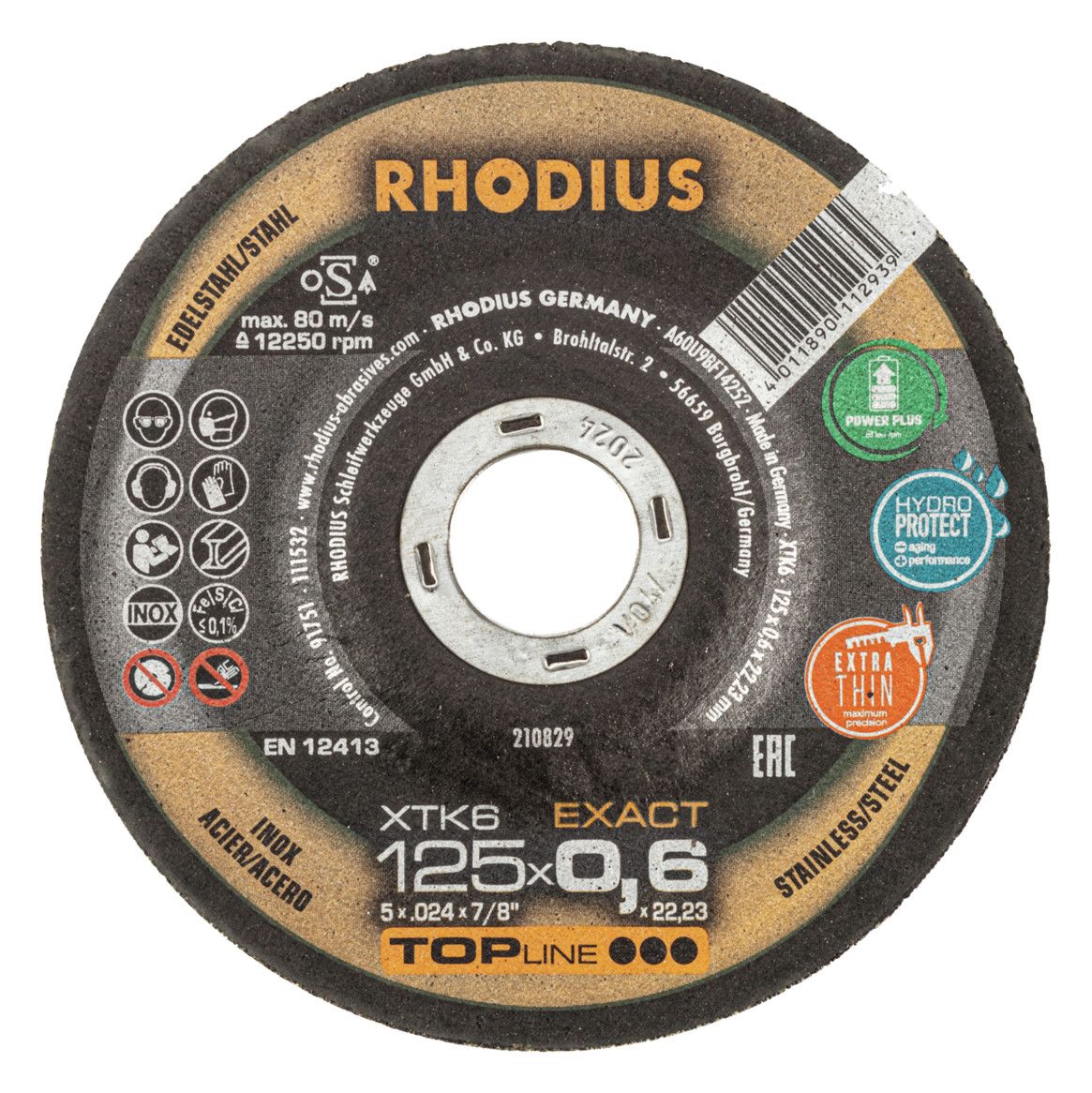 RHODIUS Trennscheibe, gekröpft
