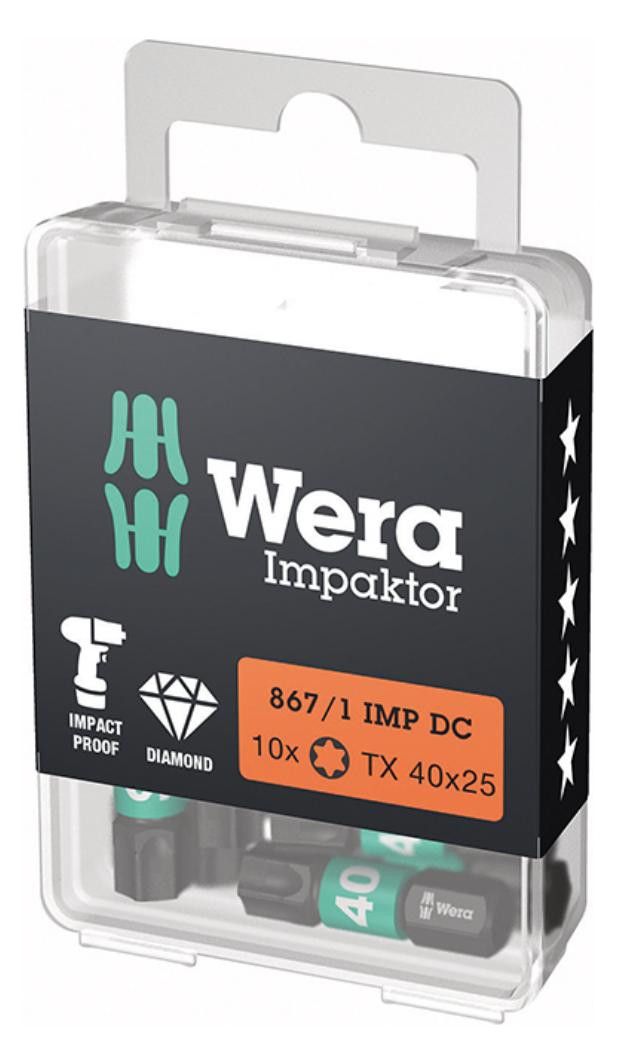 WERA 1/4"-Torxbits, DIN3126C6,3