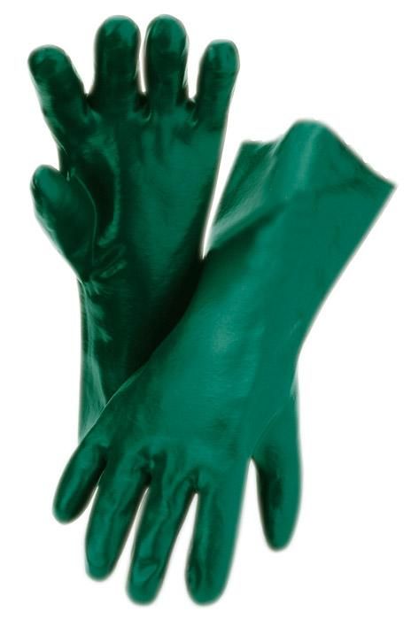 Handschuh 628, Gr. 10, 28 cm lang, grün