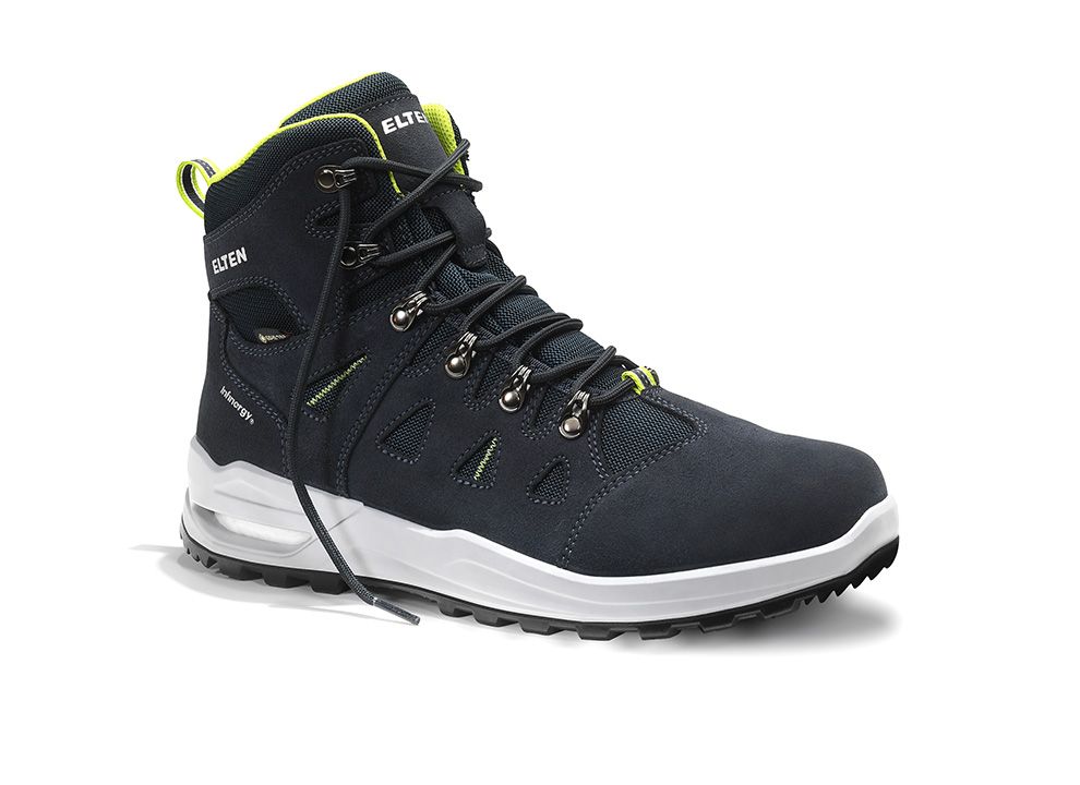 ELTEN RILEY XXF WR Berufsstiefel Mid O2 ESD, Blau, Gr. 36