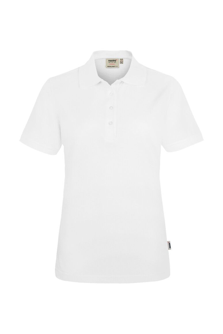 HAKRO Damen Poloshirt MIKRALINAR® ECO weiß, 2XS