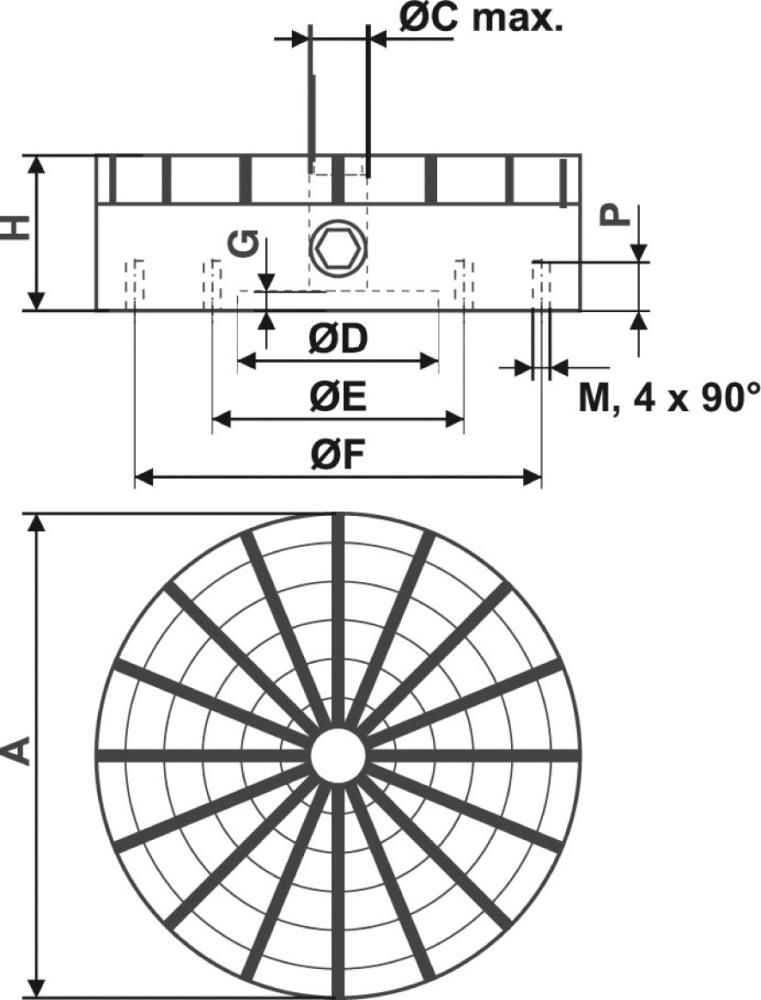 Magnetrundfutter permanent RS 13 FLAIG