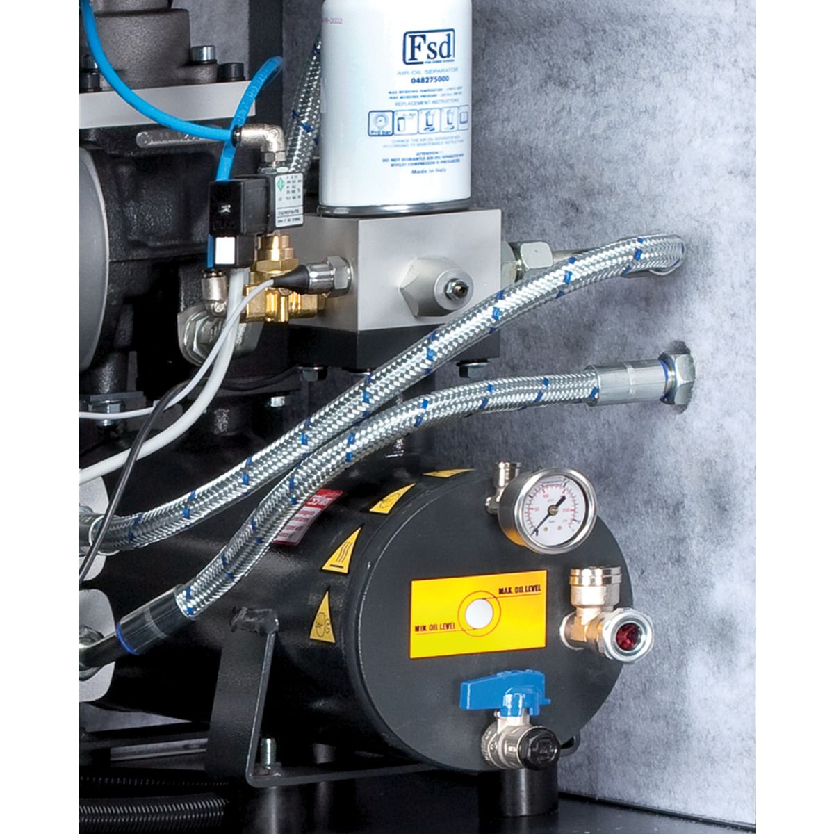 Schraubenkompressor mit Rippenbandriemenantrieb (Bodeninstallation) Aircraft A-PLUS 11-10