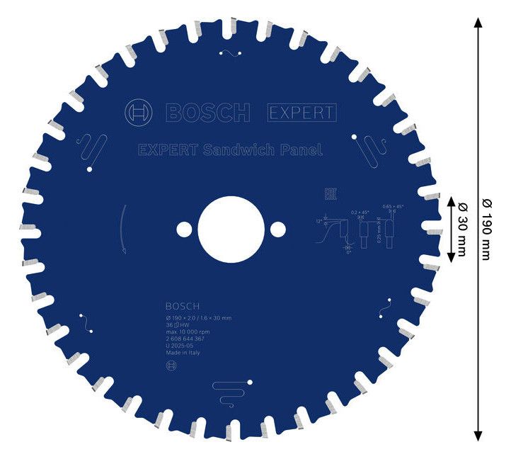 BOSCH HM-Kreissägeblatt, "Sandwich"