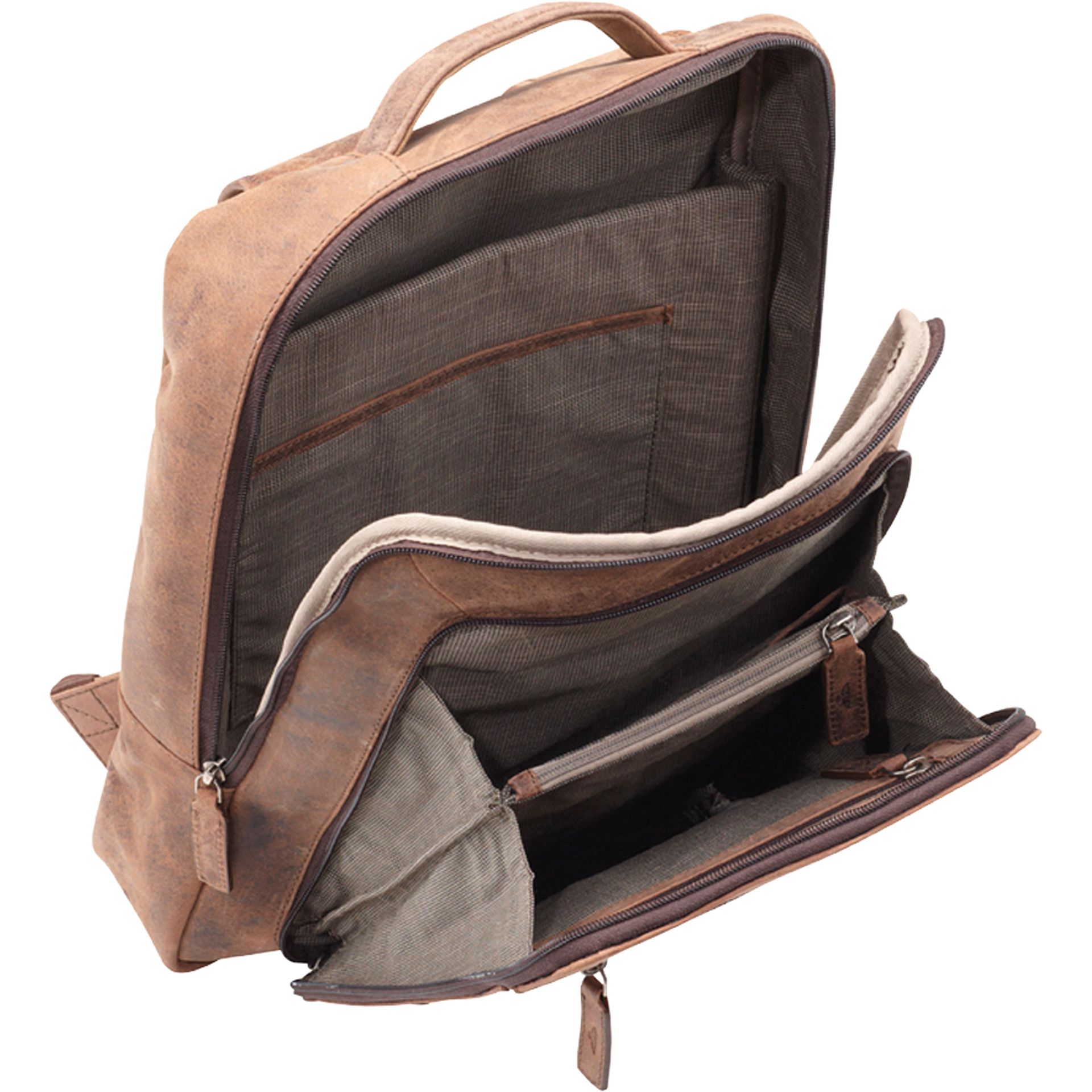 Business Rucksack Leder braun