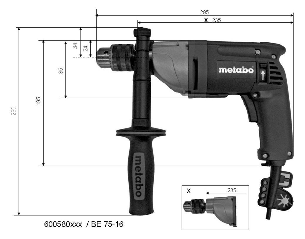 METABO Bohrmaschine im Karton