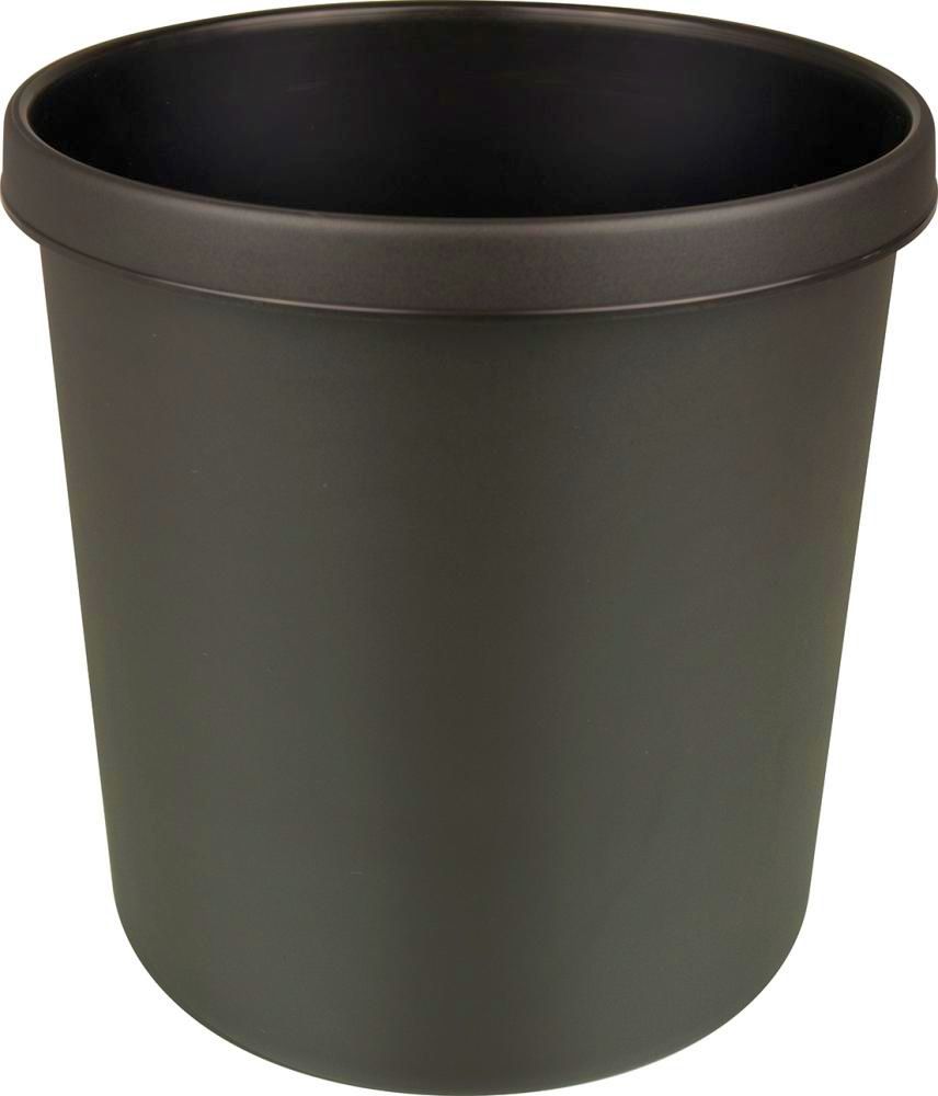 Papierkorb 18 l schwarz schwer entflammb.helit