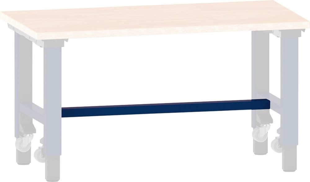 Querstrebe Quattro für Einzelaufstellung Plattenbreite 1500mm RAL 7035, B1230xT70xH45mm
