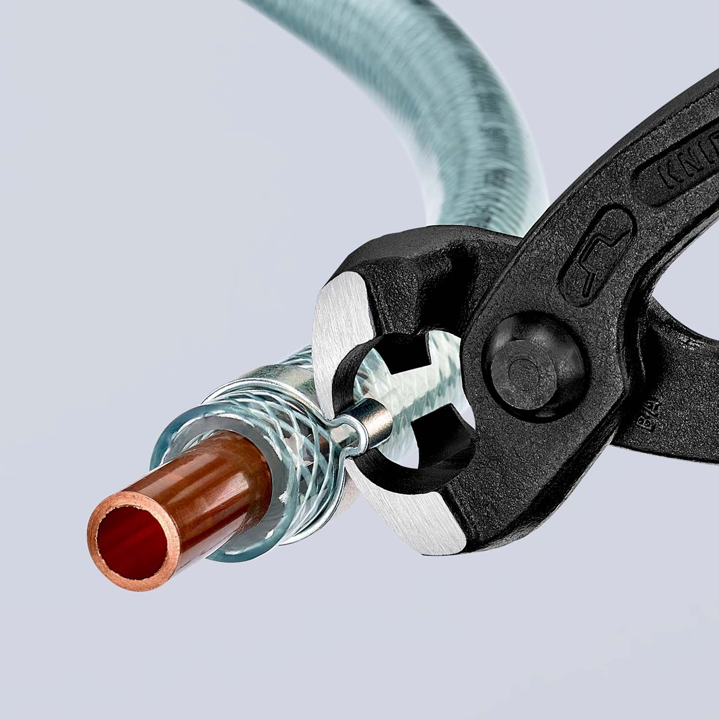 KNIPEX Ohrklemmenzange mit Kunststoff überzogen