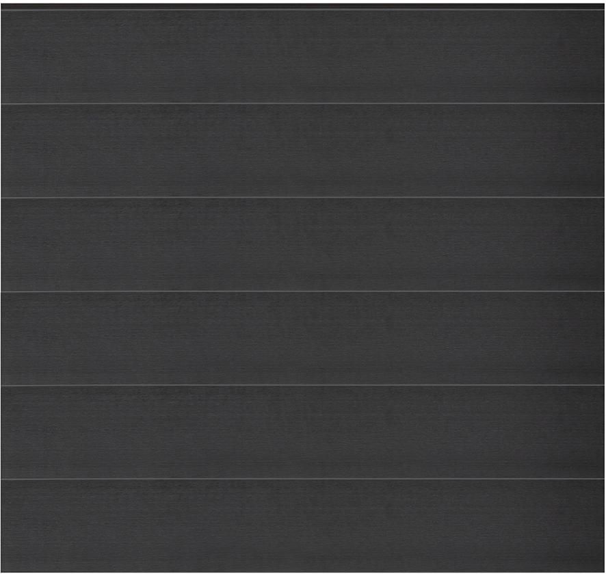 ELZE-Serie Zaunset ANTHRAZIT-coextrudiert 6 Zaunlamellen 179x176cm WPC-Steckzaunsystem