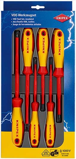 KNIPEX Schraubendreher-Paket 6-teilig