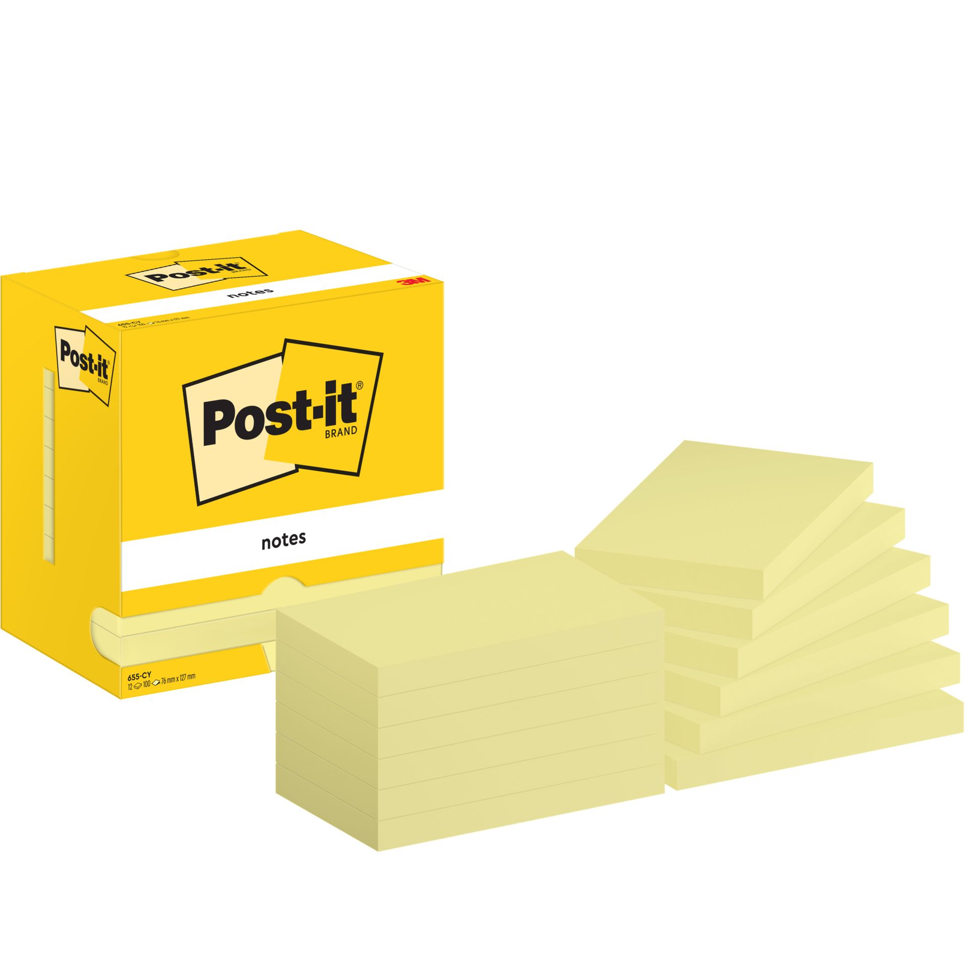 Haftnotiz Notes  127x76mm ge 12x100Bl